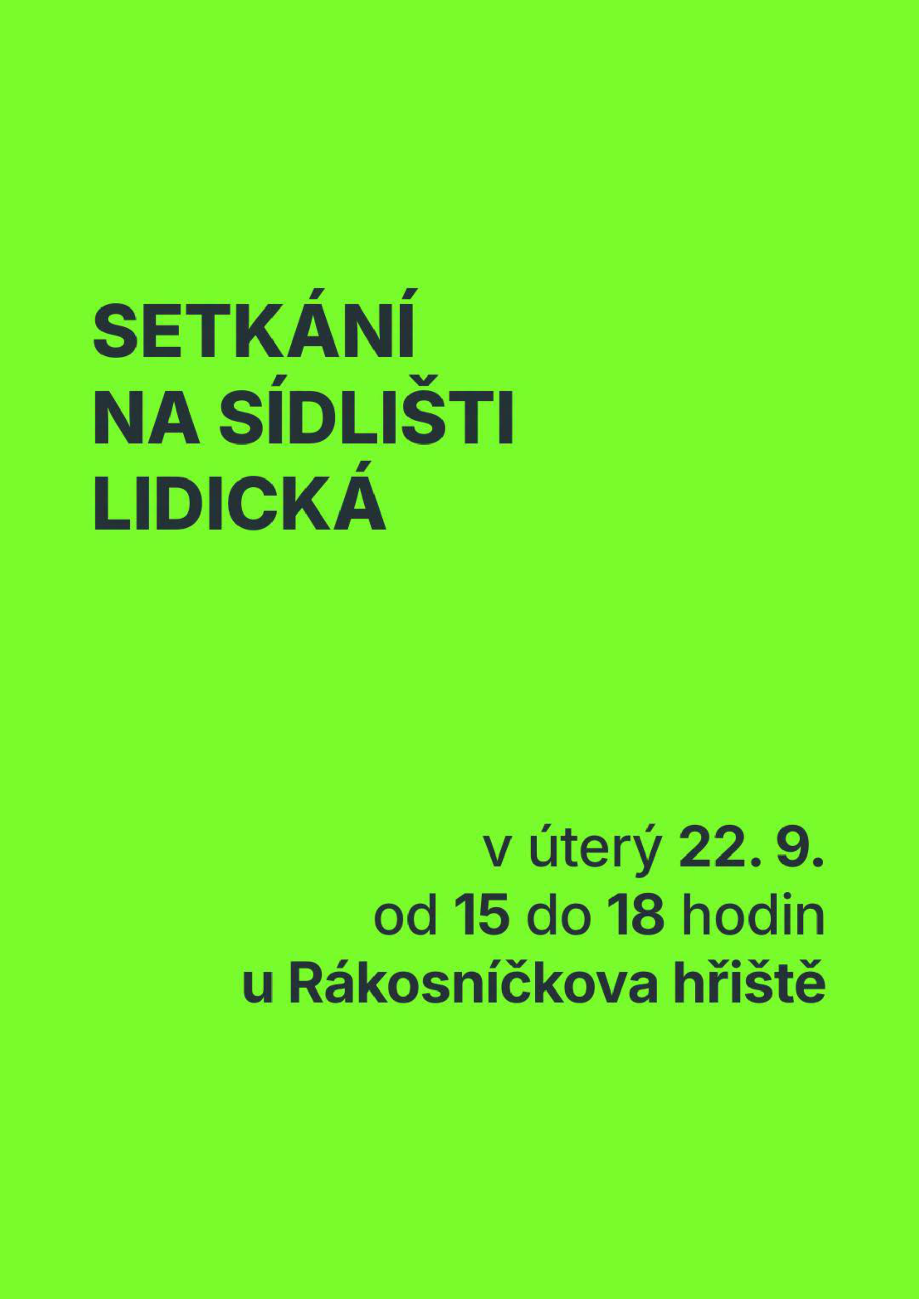 Setkání Lidická